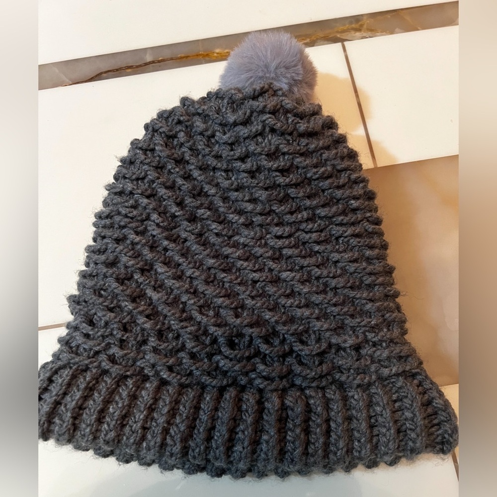 Cozy Knit Beanie with Pom Pom